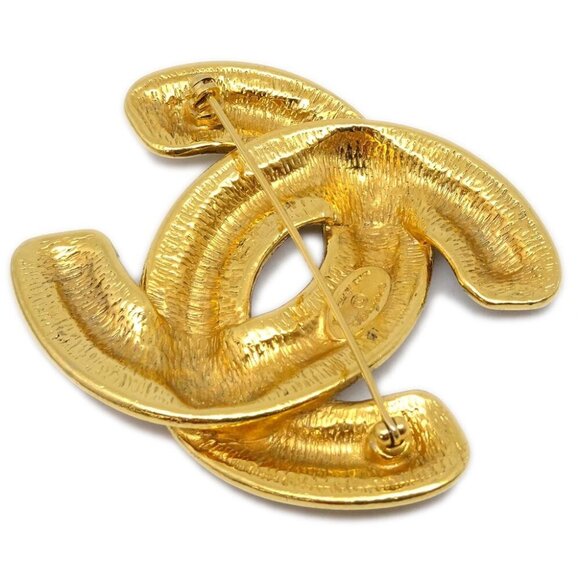 Chanel Gold CC Brooch Pin 1152 171567 - Picture 3 of 4